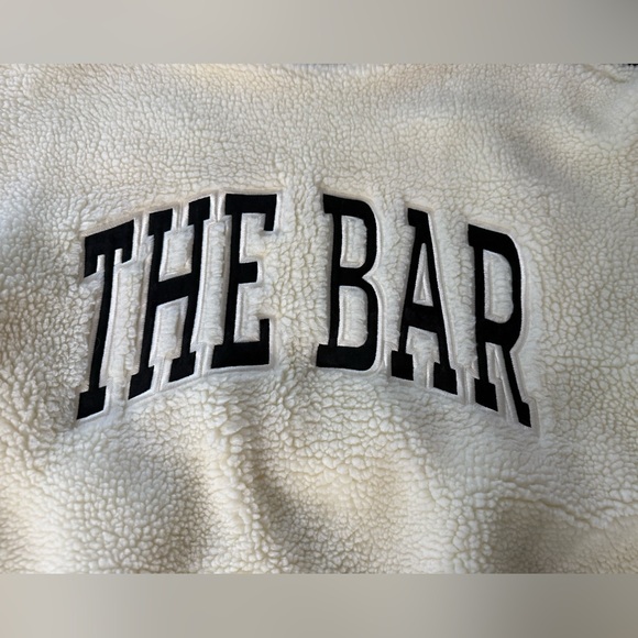 The Bar Cream Sherpa Crewneck Sweater - Picture 2 of 9